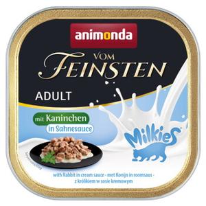 animonda Vom Feinsten mokra karma dla kota, Adult, Milkies 32x100g Królik