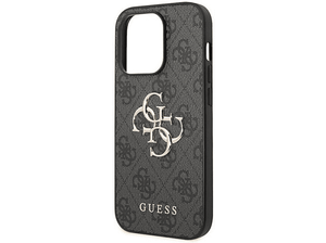 Etui GUESS Hardcase 4G Big Metal Logo do iPhone 15 Pro 6,1 cala Szary GUHCP15L4GMGGR