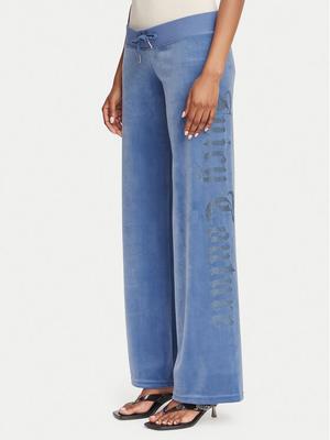 Juicy Couture Spodnie dresowe Old Gothic JCWBJ226334 Niebieski Regular Fit