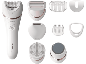 Depilator PHILIPS Satinelle BRE740/10 8w1 seria 8000 z dyskami ceramicznymi