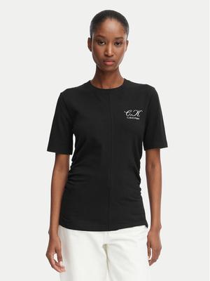 Calvin Klein Jeans T-Shirt LV047G808G Czarny Slim Fit