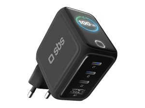Ładowarka sieciowa SBS 100W 3xUSB-C 1xUSB-A Czarny