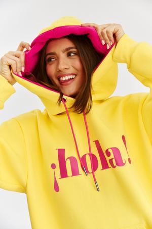Bluza z kapturem Hola Adios