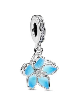 Zawieszka Pandora - Błękitny kwiat 790667C02