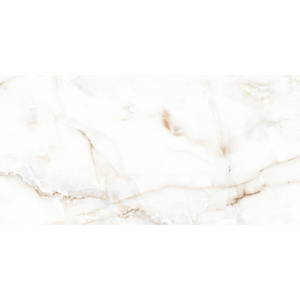 Gres szkliwiony Onyx Snow 60 x 120 cm 7 mm rektyfikowany polerowany EGEN