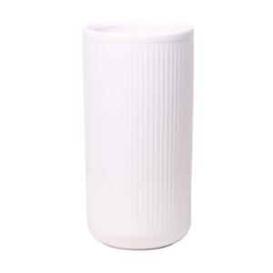 Wazon Tubo ceramiczny 11,5 x 11,5 x 26,5 cm biały