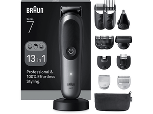 Trymer BRAUN AIO7560 Czarno-szary