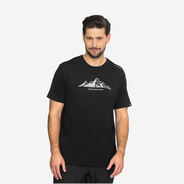 VIKING T-shirt męski Lenta Bamboo Light czarny (M)