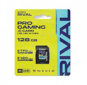 GOODRAM Karta pamięci microSD 128GB Rival UHS-I V30 U3 C10 A2 170/120MBs