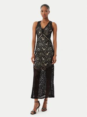Guess Sukienka koktajlowa W5GT37 KCS90 Czarny Slim Fit