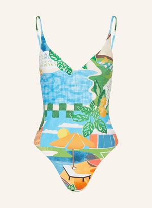 Seafolly Strój Kąpielowy Sunset blau