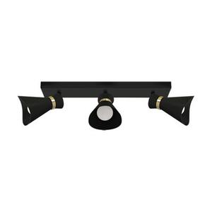 Oprawa ścienno-sufitowa LORETA SPT E14 3L black/golden strühm
