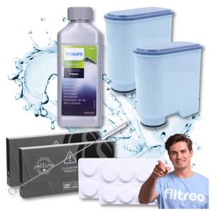 KOMPLETNY ZESTAW do ekspresu Philips LatteGo FILTRY I AKCESORIA