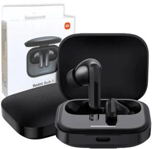 XIAOMI REDMI BUDS 5 CZARNE TWS Z ANC MIKROFON I ETUI REDUKCJA SZUMÓW