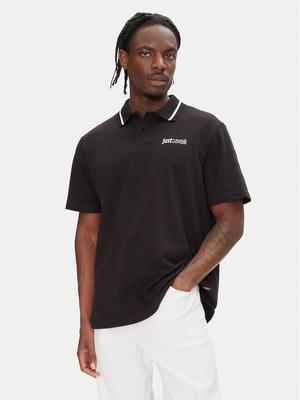 Just Cavalli Polo 78OAGT15 Czarny Regular Fit