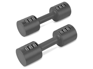 Hantle regulowane 2x 2,5kg SPOKEY Multibell Szary