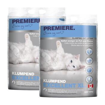 PREMIERE Excellent XL Żwirek zbrylający 2x12 kg