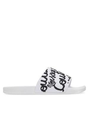 Versace Jeans Couture Klapki 78VA3SQ1 Biały