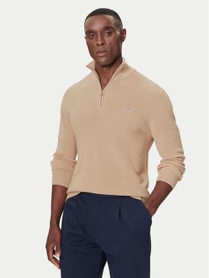Gant Sweter 8050265 Beżowy Regular Fit