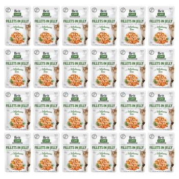 Brit Care Cat Pouch Fillets in Jelly with Wholesome Tuna 24 x 85 g
