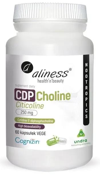 Aliness CDP CHOLINE CYTOKOLINA 250mg UKŁAD NERWOWY 60 vege kaps.