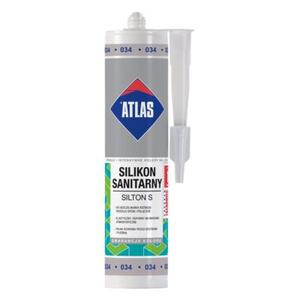 Silikon sanitarny SILTON S 034 jasnoszary 280 ml Atlas