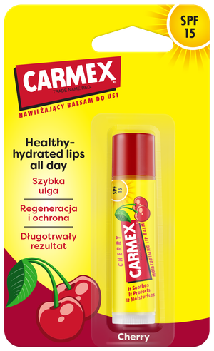 CARMEX Nawilżający Balsam do Ust Classic w Sztyfcie Wiśnia