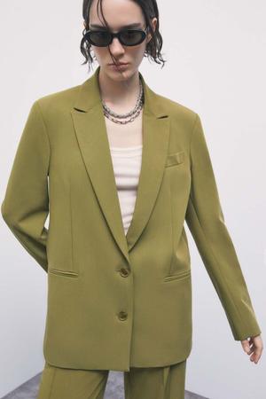 Marynarka gabardynowa typu oversize