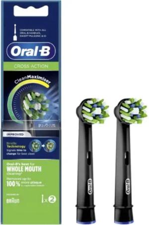 Końcówki do szczoteczki Oral-B EB50BRB-2 Pro CrossAction Czarny 2szt