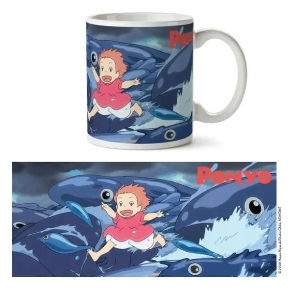 Kubek Ponyo „Waves” - licencjonowany Studio Ghibli