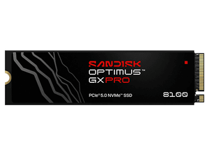 Dysk SSD SANDISK Optimus GX PRO 8100 1TB NVMe M.2 2280 PCIe 5.0 Czarny