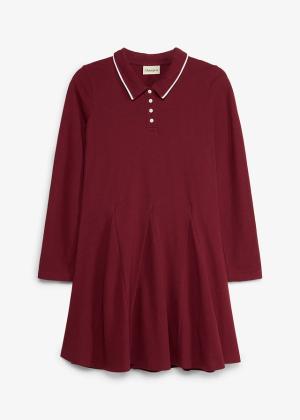 Rozkloszowana sukienka T-shirtowa z czystej bawełny organicznej