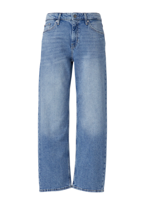 Dżinsy Karolin / Regular Fit / Mid Rise / Straight Leg / Cropped