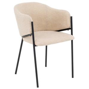 Krzesło Glamour DC-2144 quelle, czarne nogi, beż #6