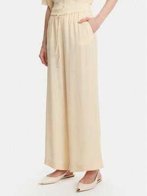 Marella Spodnie palazzo Vivaio 2513131054 Żółty Wide Leg
