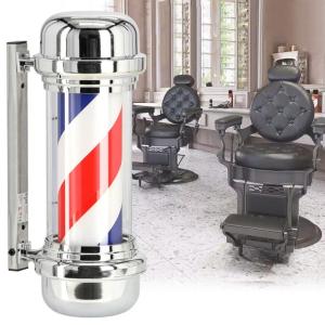 Plafon słupek lampa led barberska barberski barber znak reklama salon 60 cm