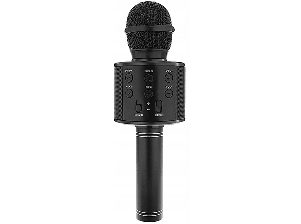 Mikrofon karaoke IZOXIS Czarny Bluetooth, Głośnik