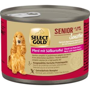 SELECT GOLD mokra karma dla psa Sensitive Senior z koniną i batatami 6x200 g