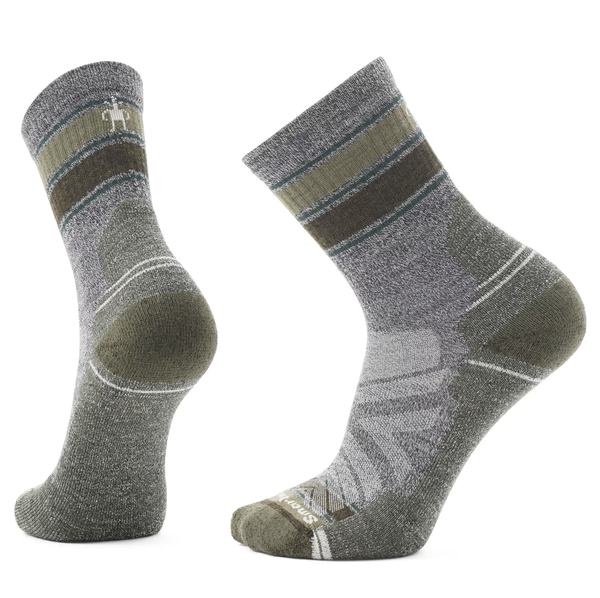 SMARTWOOL skarpety trekkingowe unisex HIKE LC STRP MCRW HIKE ASH/C szary (L)