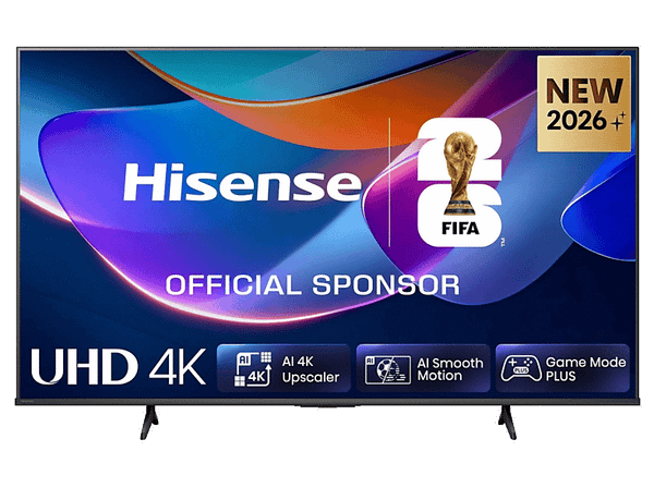 Telewizor LED HISENSE 65A6S 65" 4K AI Upscaler Smooth Motion Czarny