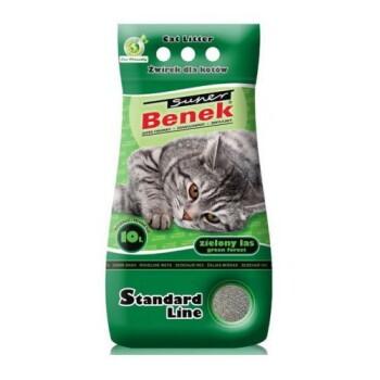 Benek Super Standard Zielony Las 10 l żwirek dla kota