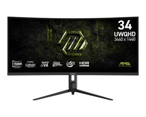 MSI Monitor 34 cale MAG 342CQRF E20 UWQHD/Curved/200Hz/czarny