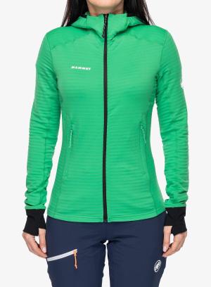 MAMMUT bluza trekkingowa damska Light ML zielona (L)