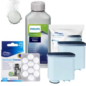 Zestaw do czyszczenia ekspresu Saeco Philips Odkamieniacz Tabletki 2x Filtr