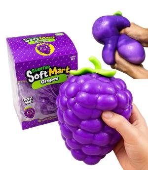 Squish Winogrono 17 cm Mega Gniotek Antystresowy Miękki Pianka