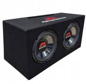 SUBWOOFER RENEGADE RXV1002 500W RMS 2x25cm SKRZYNIA BASOWA BASS-REFLEX