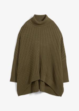Sweter poncho oversize