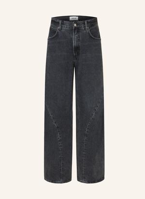 Agolde Dżinsy Twist Wide Fit schwarz