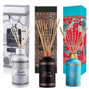 Tesori d'Oriente Patyczki Muschio Bianco Hammam Ayurveda MIX zestaw 3x200ml