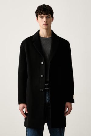 Calvin Klein płaszcz z dodatkiem wełny